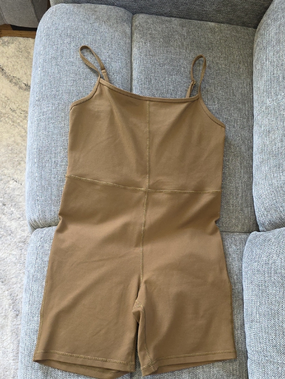 Wilfred Camel Brown Sleeveless Romper